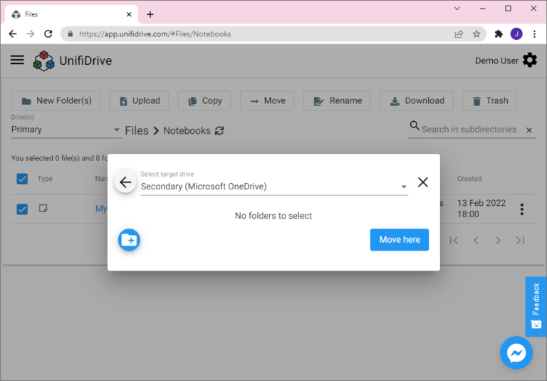 How to Move OneNote Notebook to Another Drive - UnifiDrive