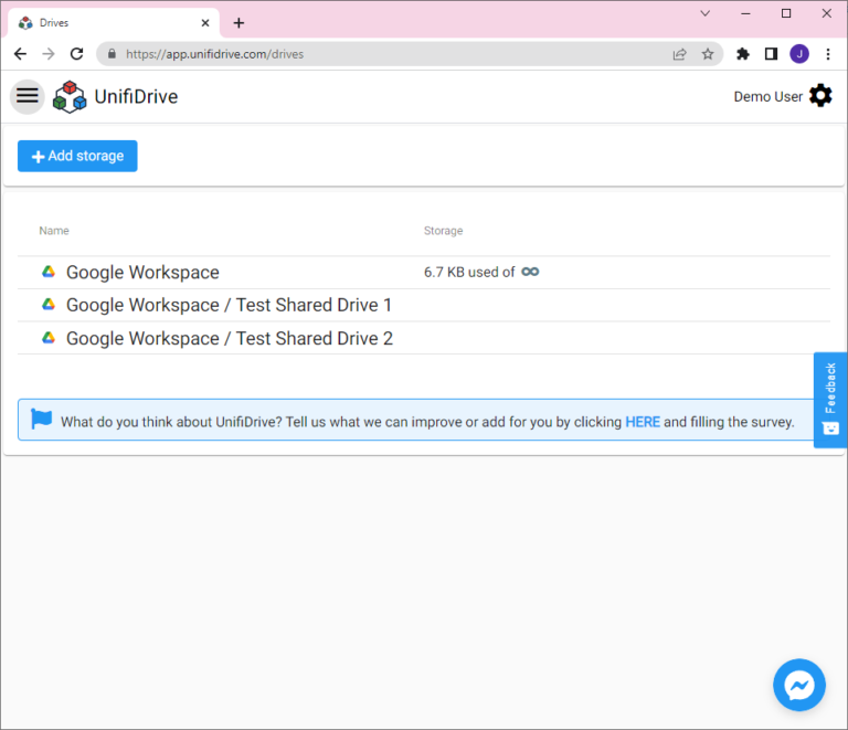 How to connect Google Workspace and move files from Google shared