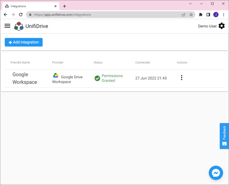 How to connect Google Workspace and move files from Google shared