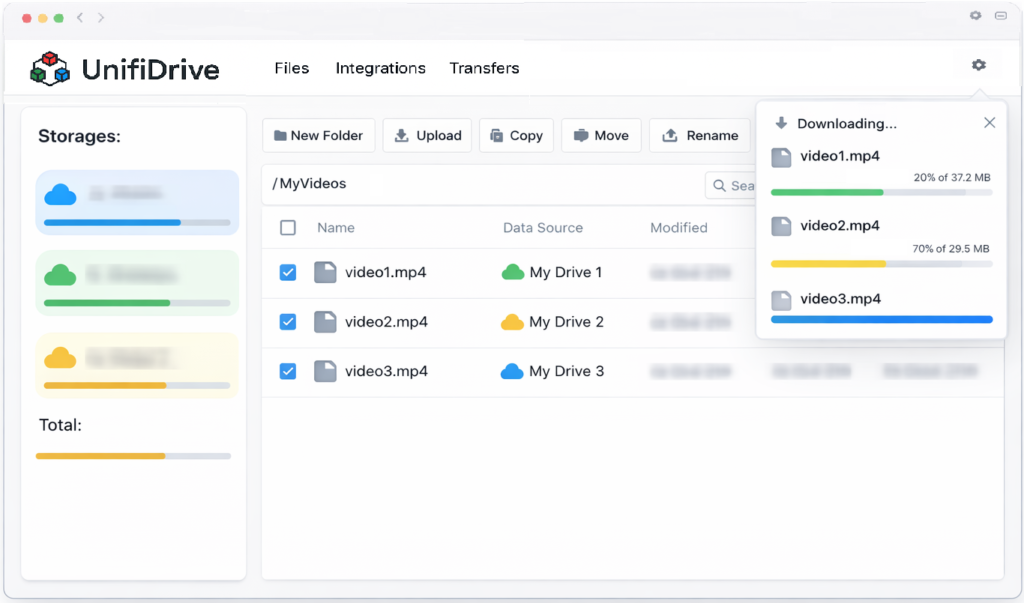 Bulk downloading files